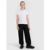 4F KOSZULKA POLO dziewczęca T-SHIRT z kołnierzykiem TPTSF613 bawełniana 164