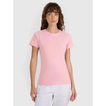 KOSZULKA damska tshirt damski 4F z krótkim rękawem bawełna SHF2255 L