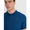 Koszulka męska POLO T-Shirt 4F sportowa bawełniana TPTSM367 morska XXL