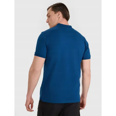 Koszulka męska POLO T-Shirt 4F sportowa bawełniana TPTSM367 morska XXL