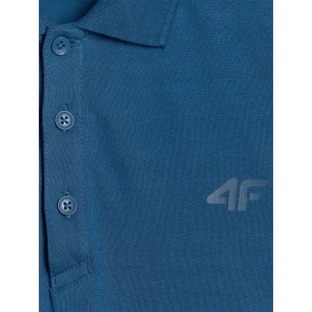 Koszulka męska POLO T-Shirt 4F sportowa bawełniana TPTSM367 morska L
