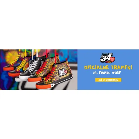TRAMPKI WOŚP BIG STAR oficjalna 34 EDYCJA LIMITOWANA ocieplane wysokie 45
