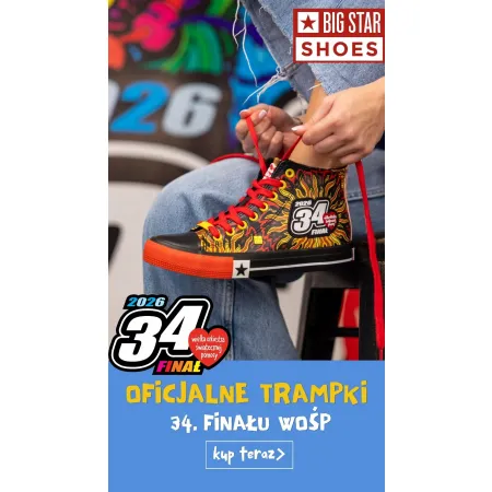 TRAMPKI WOŚP BIG STAR oficjalna 34 EDYCJA LIMITOWANA ocieplane wysokie 41