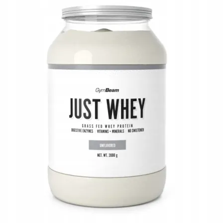 GYMBEAM Just Whey | wieloskładnikowe białko serwatkowe smak naturalny 1000g