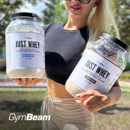 GYMBEAM Just Whey | wieloskładnikowe białko serwatkowe smak naturalny 1000g
