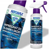 IMPREGNAT do OBUWIA do tkanin i skóry NIKWAX spray ochrona przed wodą 300ml