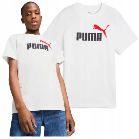Koszulka dziecięca juniorska T-SHIRT PUMA z krótkim rękawem bawełniana 176