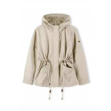 KURTKA damska PARKA wiosenna z kapturem CROSS JEANS casual beżowa S