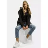 KURTKA damska PARKA wiosenna PŁASZCZ z kapturem CROSS JEANS casual L