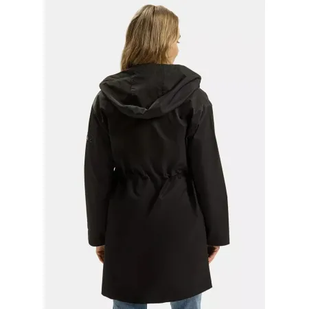 KURTKA damska PARKA wiosenna PŁASZCZ z kapturem CROSS JEANS casual L