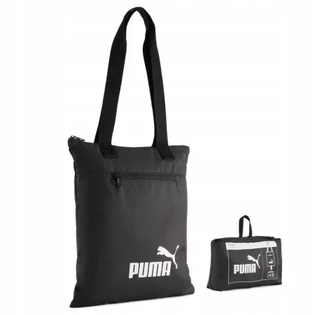 TORBA damska duża NA RAMIĘ torebka zakupowa miejska PUMA shopper składana