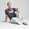 Koszulka męska T-SHIRT PUMA z nadrukiem sportowa 682550-16 granat S