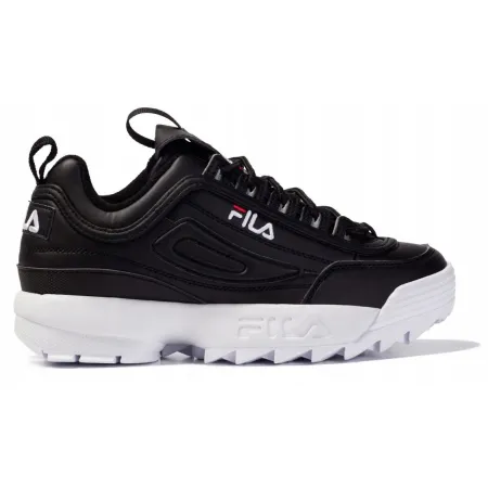 BUTY dziecięce FILA DISRUPTOR KIDS sneakersy sportowe czarne 33