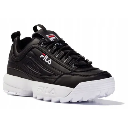 BUTY dziecięce FILA DISRUPTOR KIDS sneakersy sportowe czarne 33