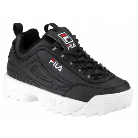 BUTY dziecięce FILA DISRUPTOR KIDS sneakersy sportowe czarne 34