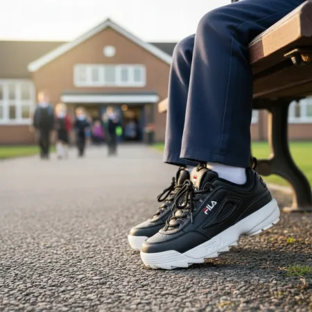 BUTY dziecięce FILA DISRUPTOR KIDS sneakersy sportowe czarne 30