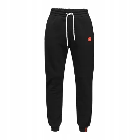 Spodnie DRESOWE męskie joggery CAMPUS WRAY dresy czarne L