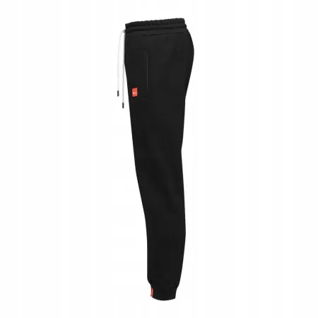 Spodnie DRESOWE męskie joggery CAMPUS WRAY dresy czarne S