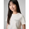 KOSZULKA z krótkim rękawem dziecięca T-SHIRT dziewczęca 4F bawełniana 128