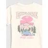 KOSZULKA z krótkim rękawem dziecięca T-SHIRT dziewczęca 4F bawełniana 134