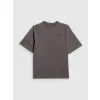 KOSZULKA z krótkim rękawem dziecięca T-SHIRT oversize 4F bawełniana 158