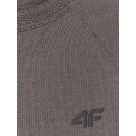 KOSZULKA z krótkim rękawem dziecięca T-SHIRT oversize 4F bawełniana 158