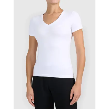 KOSZULKA damska tshirt damski 4F z krótkim rękawem bawełna TTSHF3307 XXL