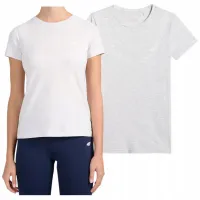 KOSZULKA damska tshirt damski 4F z krótkim rękawem bawełna TTSHF3306 XL