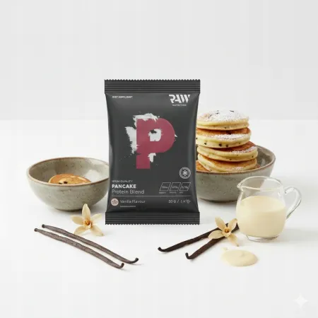 NALEŚNIKI w proszku Gofry RAW PANCAKE Proteinowe PRÓBKA smak waniliowy 50g