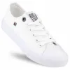 TRAMPKI damskie BUTY tenisówki tekstylne BIG STAR niskie białe AA274010 38