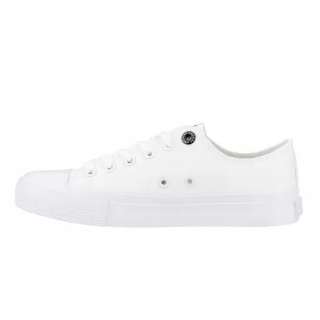 TRAMPKI damskie BUTY tenisówki tekstylne BIG STAR niskie białe AA274010 38