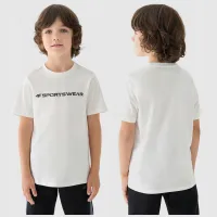 Koszulka dziecięca juniorska T-SHIRT 4F sportowa TTSHM1552 bawełniana 164