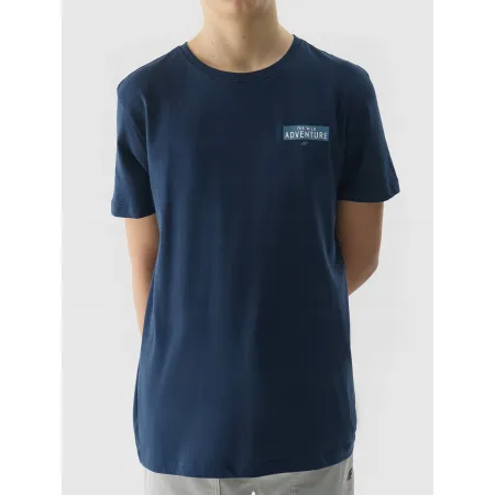 Koszulka dziecięca juniorska T-SHIRT 4F sportowa TTSHM1131 bawełniana 128
