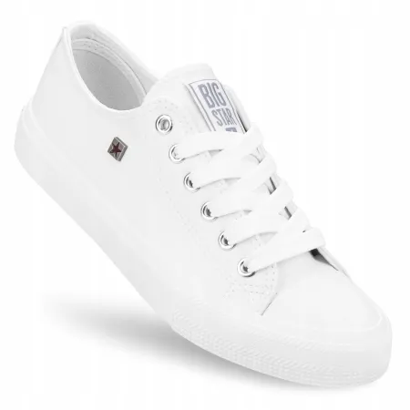 TRAMPKI damskie buty tenisówki BIG STAR ekoskóra białe sneakersy V274869 39