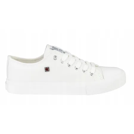 TRAMPKI damskie buty tenisówki BIG STAR ekoskóra białe sneakersy V274869 39