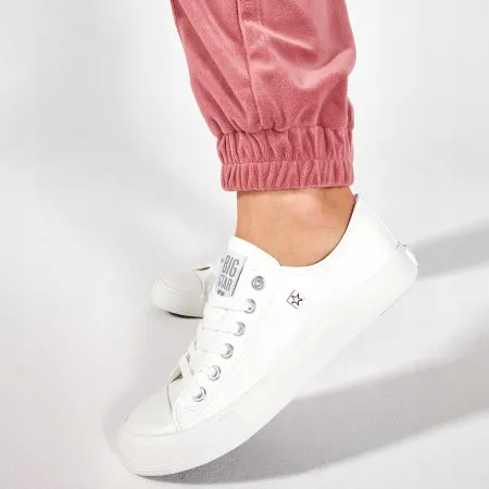 TRAMPKI damskie buty tenisówki BIG STAR ekoskóra białe sneakersy V274869 39