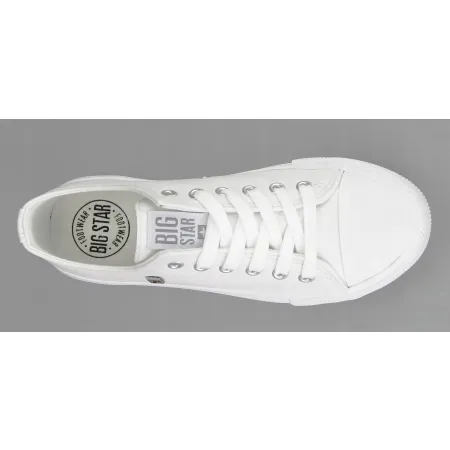TRAMPKI damskie buty tenisówki BIG STAR ekoskóra białe sneakersy V274869 39