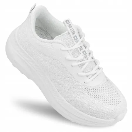Buty damskie BIG STAR TT274341 sportowe SNEAKERSY siatkowe lekkie białe 36