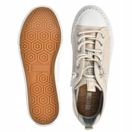 TRAMPKI damskie buty BIG STAR tenisówki sneakersy beżowe TT274387 41