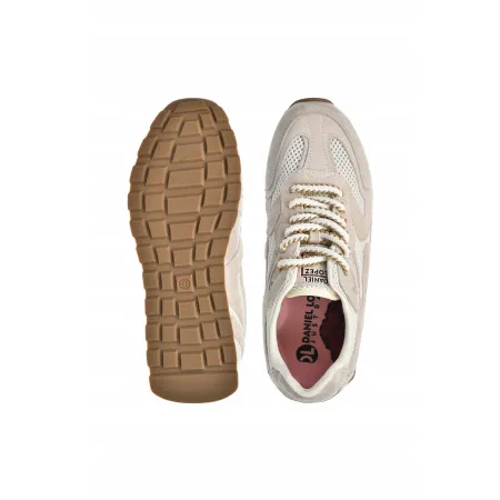 Buty sportowe damskie Daniel Lopez skórzane SNEAKERSY z siatką TT2D4090 37
