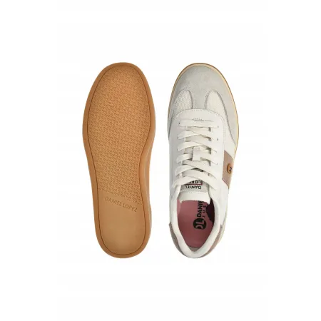 Buty sportowe damskie Daniel Lopez skórzane SNEAKERSY beżowe TT2D4087 37