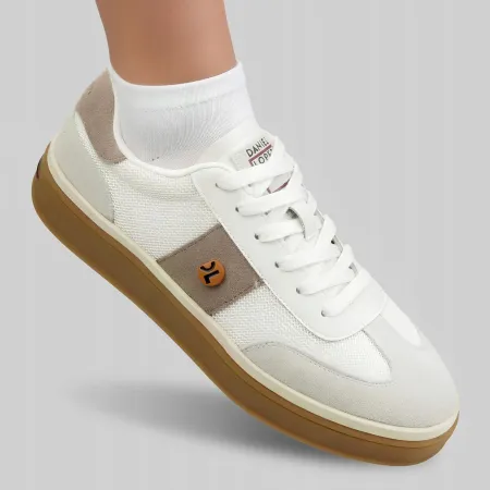 Buty sportowe damskie Daniel Lopez skórzane SNEAKERSY beżowe TT2D4087 36
