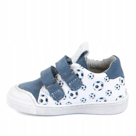 Buty DZIECIĘCE BAREFOOT dla dzieci FRODDO G2130316 SKÓRZANE na rzepy 21