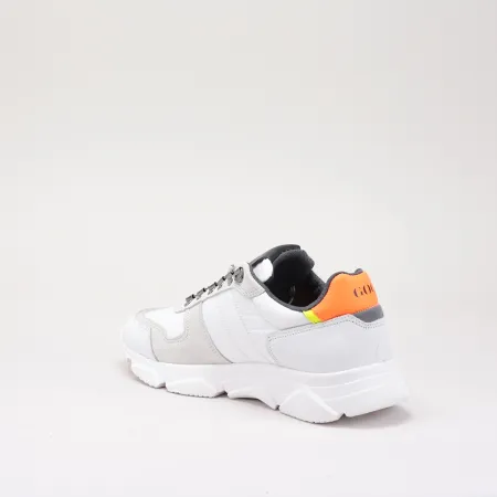 Buty męskie GOE sportowe SNEAKERSY lekkie na lato SKÓRA + tekstyl 42