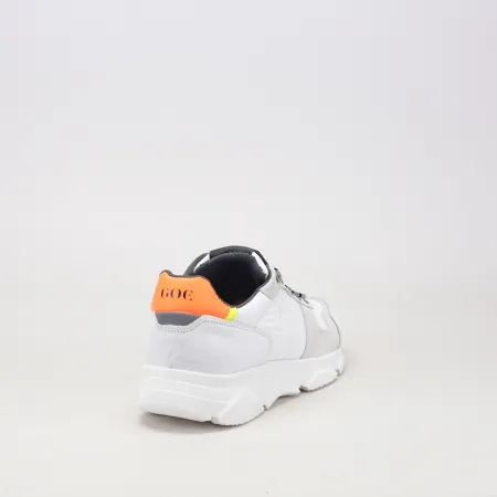 Buty męskie GOE sportowe SNEAKERSY lekkie na lato SKÓRA + tekstyl 42