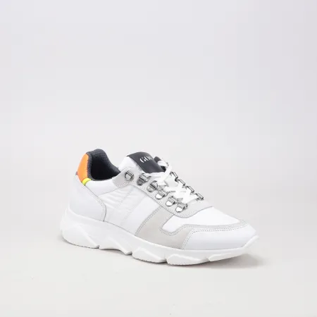 Buty męskie GOE sportowe SNEAKERSY lekkie na lato SKÓRA + tekstyl 40
