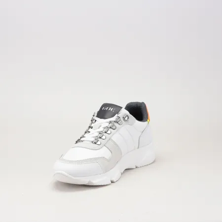 Buty męskie GOE sportowe SNEAKERSY lekkie na lato SKÓRA + tekstyl 40