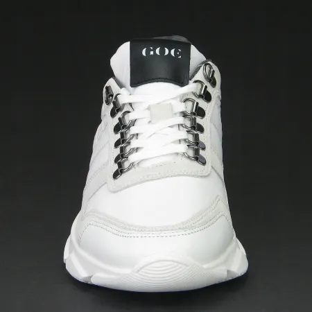 Buty męskie GOE sportowe SNEAKERSY lekkie na lato SKÓRA + tekstyl 40
