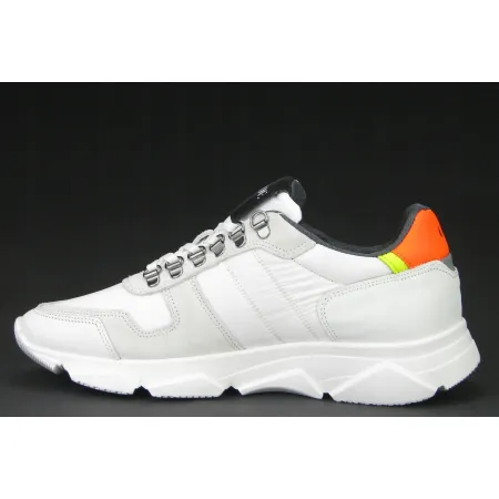 Buty męskie GOE sportowe SNEAKERSY lekkie na lato SKÓRA + tekstyl 44