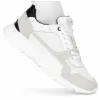 Buty SPORTOWE męskie GOE skórzane SNEAKERSY na lato białe FF1N3005 41